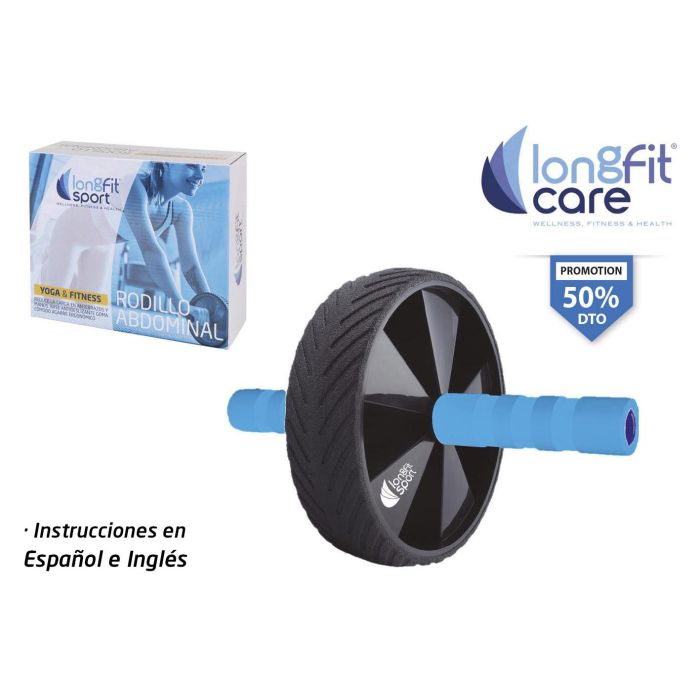 Inde Rodillo Abdominales Longfit Sport 30x19 cm (4 Unidades)