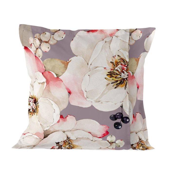 Funda de almohada HappyFriday White Peonies Multicolor 60 x 60 cm 3