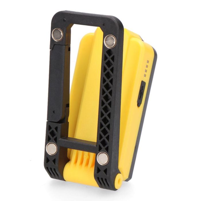 Edm Linterna de trabajo LED recargable con base basculante 180°, 5W COB LED, 500LM, impermeable IP44, batería 2000mAh 5 Edm Linterna de trabajo LED recargable con base basculante 180°, 5W COB LED, 500LM, impermeable IP44, batería 2000mAh 5
