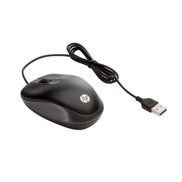 HP Ratón de Viaje USB Ligero y Súper Compacto para Portátiles y Tablets