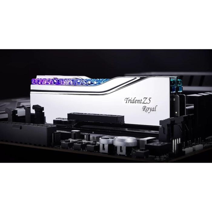 G.Skill F5-6400J3239G32GX2-TR5S Trident Z5 Royal RGB DDR5 RAM Kit 64GB (2x32GB) 6400MHz CL32 para PC 2 G.Skill F5-6400J3239G32GX2-TR5S Trident Z5 Royal RGB DDR5 RAM Kit 64GB (2x32GB) 6400MHz CL32 para PC 2