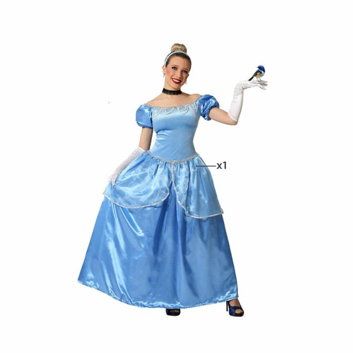 Disfraz para Adultos Azul Princesa Disfraz para Adultos Azul Princesa