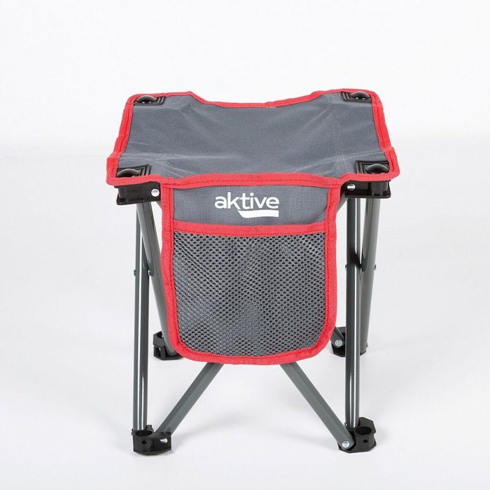 Taburete Aktive Plegable Camping Gris 30 x 32 x 30 cm (4 Unidades) 5 Taburete Aktive Plegable Camping Gris 30 x 32 x 30 cm (4 Unidades) 5