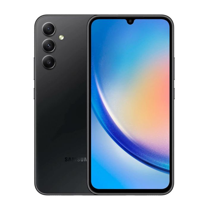 Samsung SM-A346BZKAEEE Galaxy A34 6GB/128GB 6.6" 5G Negro Grafito, Pantalla Super AMOLED 120Hz, Cámara 48MP OIS, IP67 0 Samsung SM-A346BZKAEEE Galaxy A34 6GB/128GB 6.6" 5G Negro Grafito, Pantalla Super AMOLED 120Hz, Cámara 48MP OIS, IP67 0