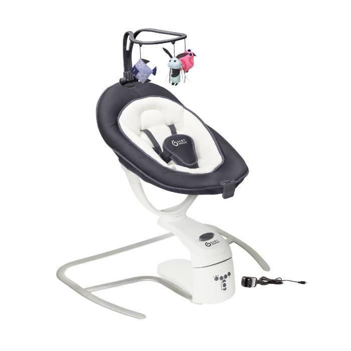 Babymoov Swoon Motion Swing para Bebé - 5 velocidades, 2 modos (lateral/frontal-trasero), 3 posiciones de inclinación y ajuste independiente Babymoov Swoon Motion Swing para Bebé - 5 velocidades, 2 modos (lateral/frontal-trasero), 3 posiciones de inclinación y ajuste independiente