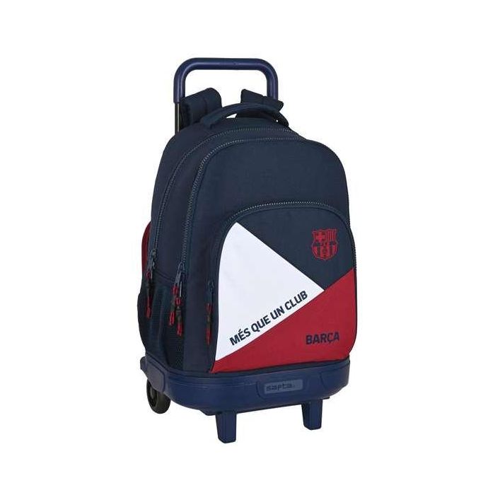 Mochila Escolar con Ruedas F.C. Barcelona Corporativa Azul Granate (33 x 45 x 22 cm) 0 Mochila Escolar con Ruedas F.C. Barcelona Corporativa Azul Granate (33 x 45 x 22 cm) 0