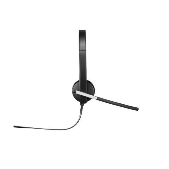 Logitech 981-000519 Auriculares H650e Profesionales USB con Micrófono, Cancelación de Ruido y Controles en Cable, Negros 3 Logitech 981-000519 Auriculares H650e Profesionales USB con Micrófono, Cancelación de Ruido y Controles en Cable, Negros 3