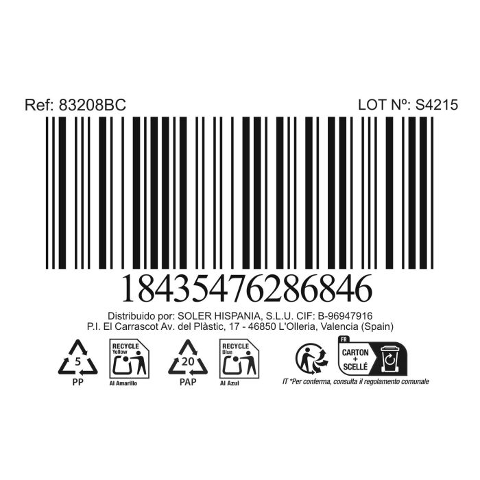 Botella Goethe 1L - 4 colores - Inde (12 Unidades) 1 Botella Goethe 1L - 4 colores - Inde (12 Unidades) 1
