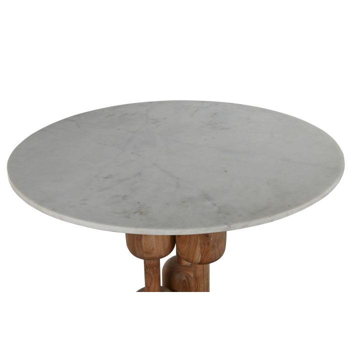 Mesa Redonda Comedor Moderno DKD Home Decor Blanco Natural 106 x 76 x 106 cm 1 Mesa Redonda Comedor Moderno DKD Home Decor Blanco Natural 106 x 76 x 106 cm 1