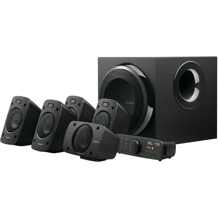 Logitech Z906 Altavoces 5.1 Surround Sound 500W RMS con Certificación THX, Dolby Digital y DTS para PC, MAC, Consolas y TV 13 Logitech Z906 Altavoces 5.1 Surround Sound 500W RMS con Certificación THX, Dolby Digital y DTS para PC, MAC, Consolas y TV 13