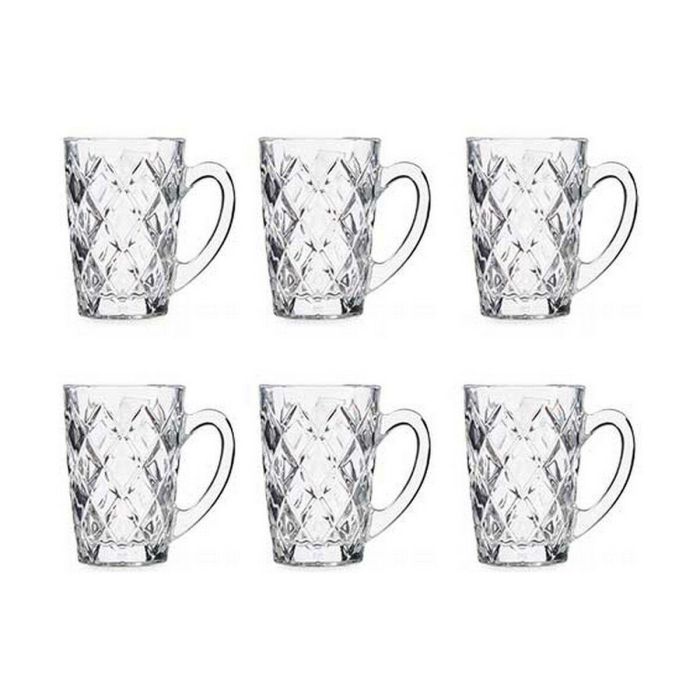 Taza Vivalto Transparente Diamante 110 ml (6 Unidades) 1 Taza Vivalto Transparente Diamante 110 ml (6 Unidades) 1