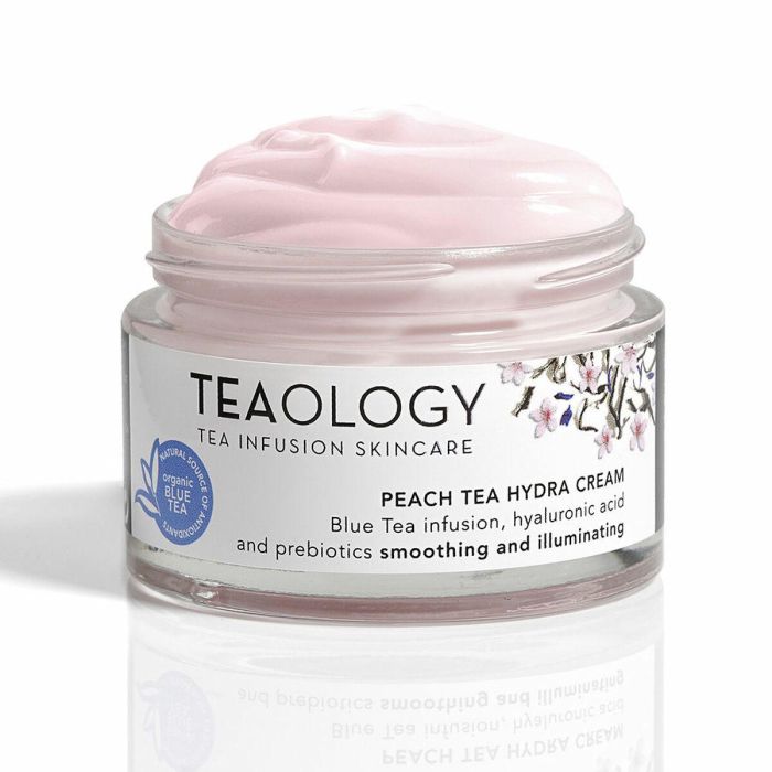 Teaology Peach Tea Hydra Cream Set Facial 3 pz: Crema Hidratante 50ml + Mascarilla 21ml. Con Ácido Hialurónico, +95% Natural 1 Teaology Peach Tea Hydra Cream Set Facial 3 pz: Crema Hidratante 50ml + Mascarilla 21ml. Con Ácido Hialurónico, +95% Natural 1