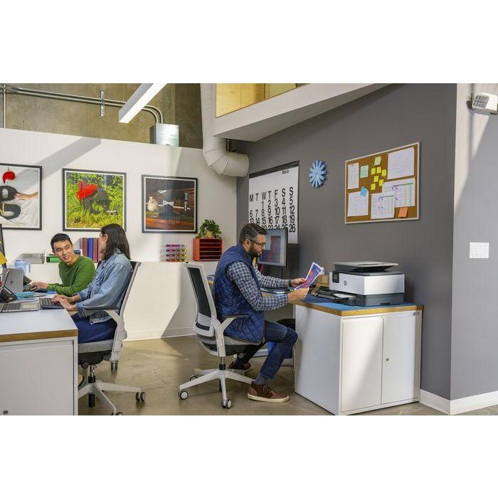 HP Impresora Multifunción OfficeJet Pro 9120b a Color - Escanear, Copiar, Fax - Para Oficinas Distribuidas y Fuerza Laboral Híbrida
