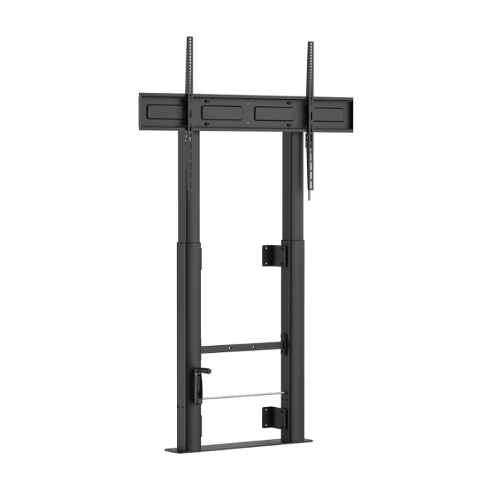 AISENS FWF100E-351 Soporte TV Suelo y Pared Ajuste Manivela 60-100" (2,54m) VESA 1000x600mm Carga 120kg Negro