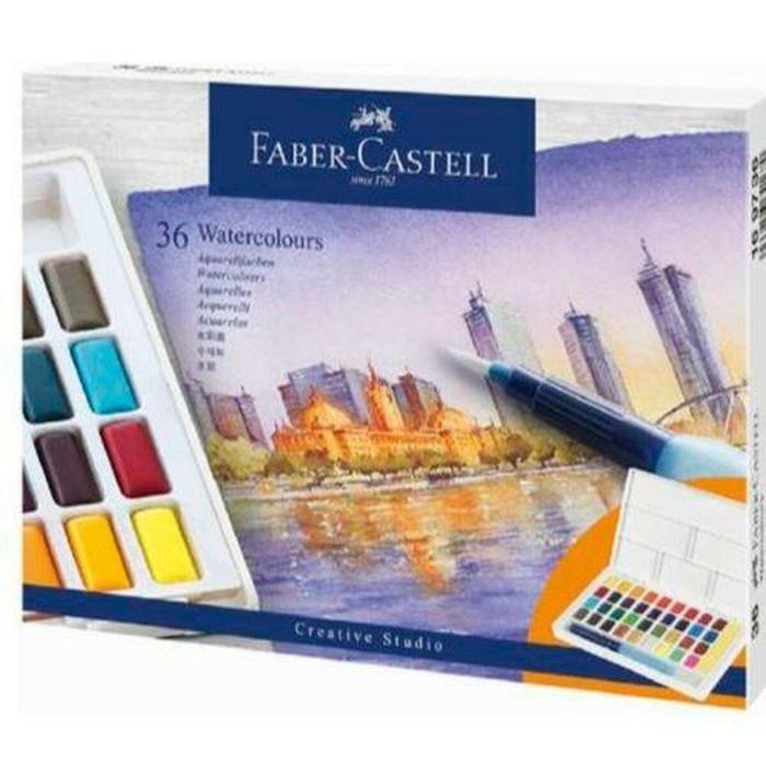 Set de Pinturas Acuarela Faber-Castell Creative Studio (8 Unidades) 1