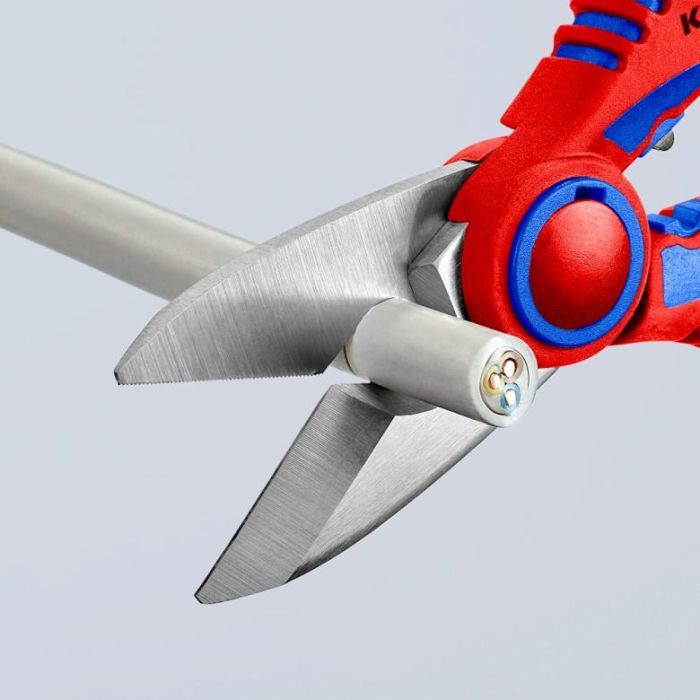 KNIPEX Elektrikerschere mit Crimpstelle 7 KNIPEX Elektrikerschere mit Crimpstelle 7