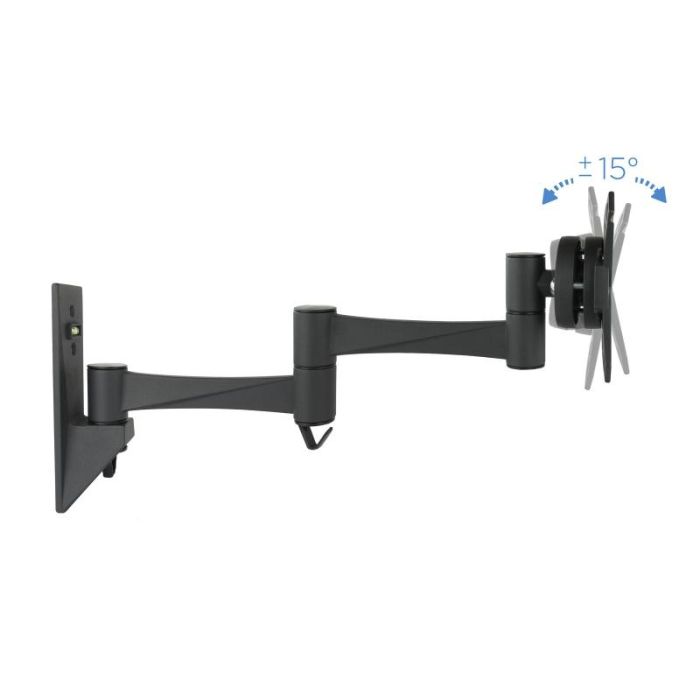 Tooq Soporte Pared TV LP2323TN-B para Pantallas 13"-27" Giratorio e Inclinable, VESA 75x75/100x100, Negro 1 Tooq Soporte Pared TV LP2323TN-B para Pantallas 13"-27" Giratorio e Inclinable, VESA 75x75/100x100, Negro 1