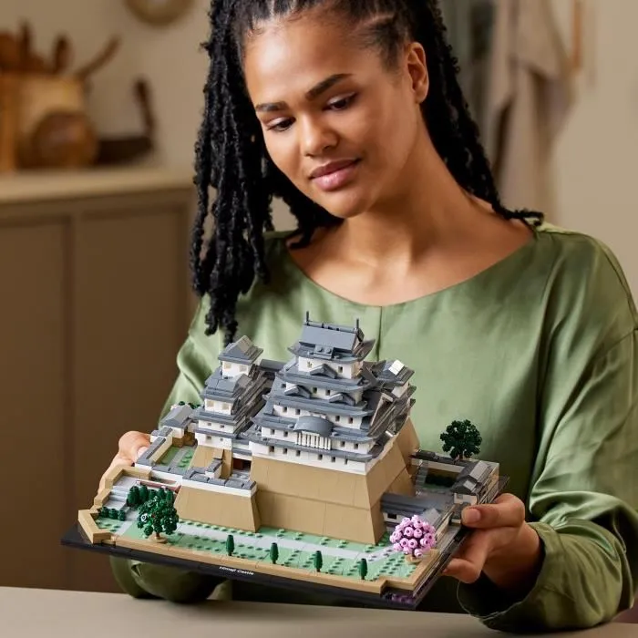 Lego Architecture 21060 Kit de Construcción del Modelo del Castillo Himeji para Adultos Fanáticos de la Cultura Japonesa 4