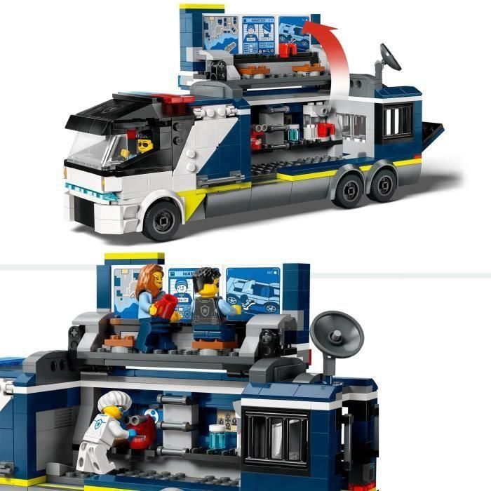 LEGO 60418 City Laboratorio Móvil de Ciencias Forenses Juguete Cuádruple para Niños +7 Años con Minifiguras 2 LEGO 60418 City Laboratorio Móvil de Ciencias Forenses Juguete Cuádruple para Niños +7 Años con Minifiguras 2