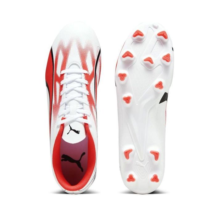 Botas de Fútbol para Adultos Puma Ultra Play FG/AG Blanco Rojo 42.5 3