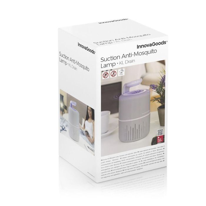 Lámpara Antimosquitos por Succión KL Drain InnovaGoods 1 Lámpara Antimosquitos por Succión KL Drain InnovaGoods 1