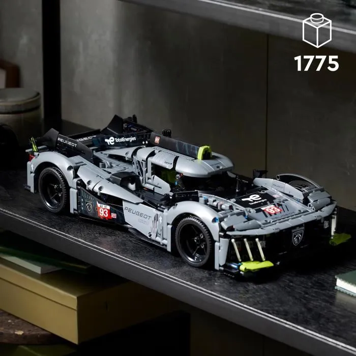 Lego 42156 Peugeot 9x8 24h Le Mans Hybrid HyperCar Modelo de Coche de Carreras 1
