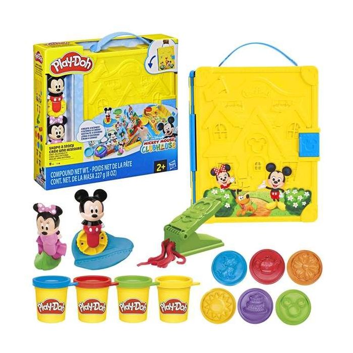 Hasbro Maletín Play-Doh Crea Una Historia Disney Junior con Accesorios y 4 Botes 1
