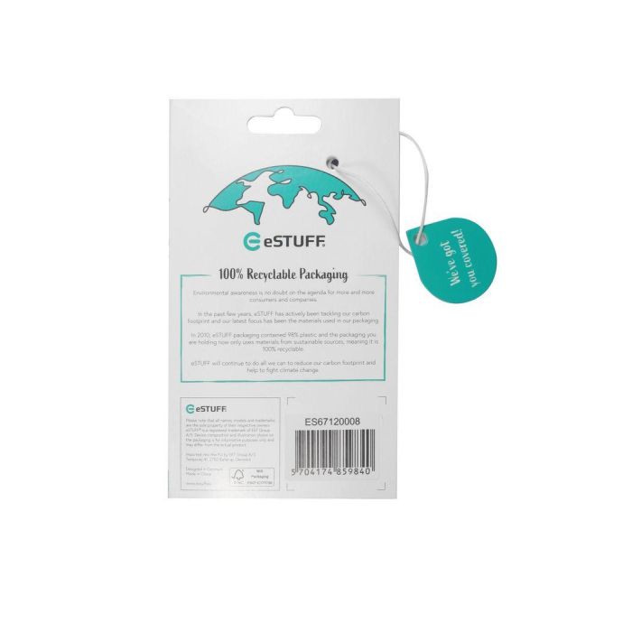 eSTUFF Funda de Silicona Tacto Seda para iPhone 14 Pro Max Negra con Forro Microfibra. Protección Completa, Ajuste Preciso sin Volumen. 2