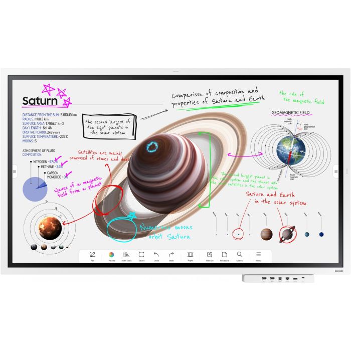 Samsung WM65B Flip Pro 65'' 4K UHD MultiTouch LCD con HDMI/DisplayPort/USB-C, Altavoces, Color Blanco/Gris 16 Samsung WM65B Flip Pro 65'' 4K UHD MultiTouch LCD con HDMI/DisplayPort/USB-C, Altavoces, Color Blanco/Gris 16