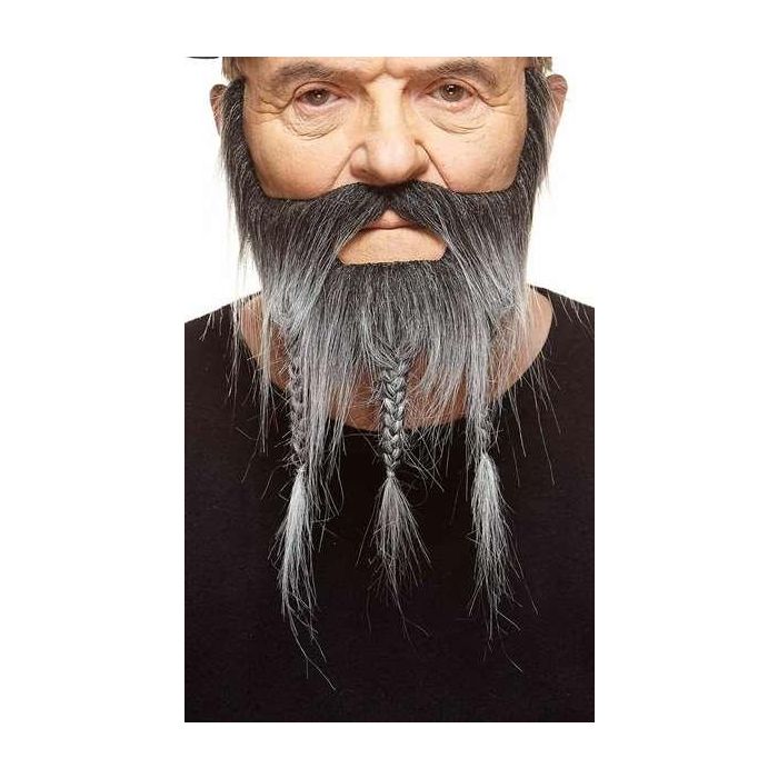 Barba, bigote y cejas adulto talla única Barba, bigote y cejas adulto talla única