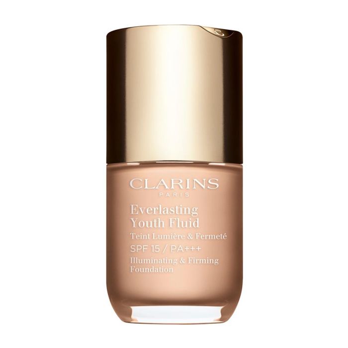 Clarins EVERLASTING YOUTH fluid #112.3-sandalwood Base de Maquillaje Fluido 30ml para Piel Radiante y Acabado Impecable Clarins EVERLASTING YOUTH fluid #112.3-sandalwood Base de Maquillaje Fluido 30ml para Piel Radiante y Acabado Impecable