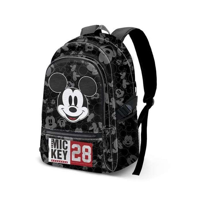 Karactermania Mochila Fight FAN 2.2 Mickey Mouse Year 44 x 31 x 18 cm Negro Ripstop