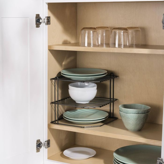 Confortime Estante Rinconera Cocina 22x22x22 cm Black (8 Unidades) 6