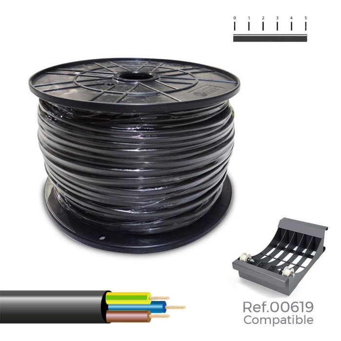 Sediles Manguera tubular vv-k06/1kv 3x4 mm² negra 100 m 0 Sediles Manguera tubular vv-k06/1kv 3x4 mm² negra 100 m 0