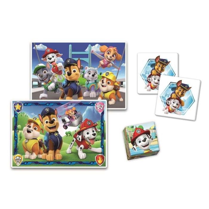 Clementoni Puzzle Edukit 4 en 1 Paw Patrol Rompecabezas para Niños +3 Años 2