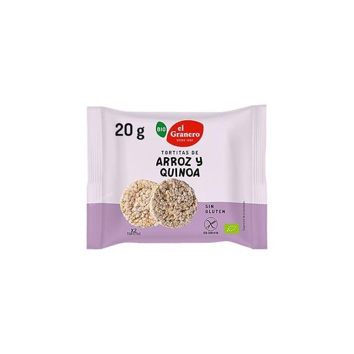 El Granero Integral Tortitas de Arroz Integral y Quinoa Sin Gluten