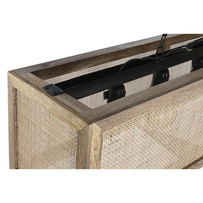 DKD Home Decor Lámpara Techo Tropical Marrón Negro 27 x 27 x 100 cm 3 DKD Home Decor Lámpara Techo Tropical Marrón Negro 27 x 27 x 100 cm 3