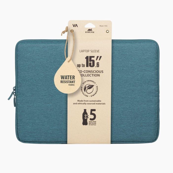 Rivacase 7705AQUA Funda Suzuka Portátil 15.6 Pulgadas, Poliéster RPET Ecológico, Protectora y Elegante 8 Rivacase 7705AQUA Funda Suzuka Portátil 15.6 Pulgadas, Poliéster RPET Ecológico, Protectora y Elegante 8
