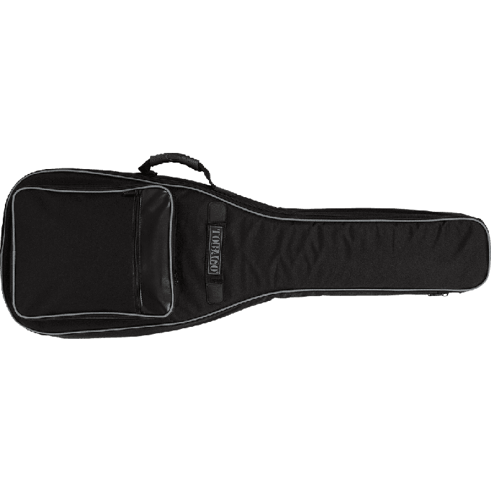 Tobago Funda para Guitarra Eléctrica de Poliéster 600D, Acolchado 15mm, Bolsillo Accesorios y Correas Ajustables