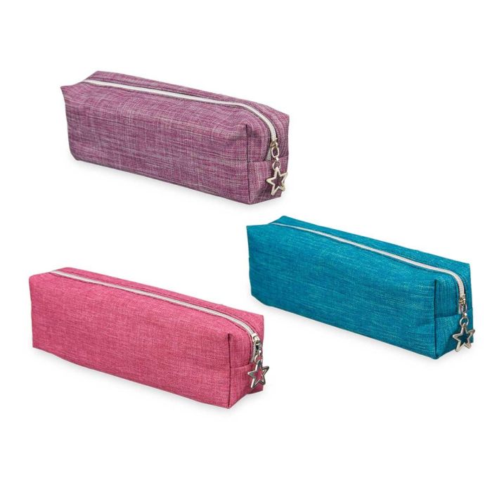 Estuche pequeño tela saco surtidos Pincello 20x6x4 cm verde, rosa, morado (24 Unidades) 1 Estuche pequeño tela saco surtidos Pincello 20x6x4 cm verde, rosa, morado (24 Unidades) 1