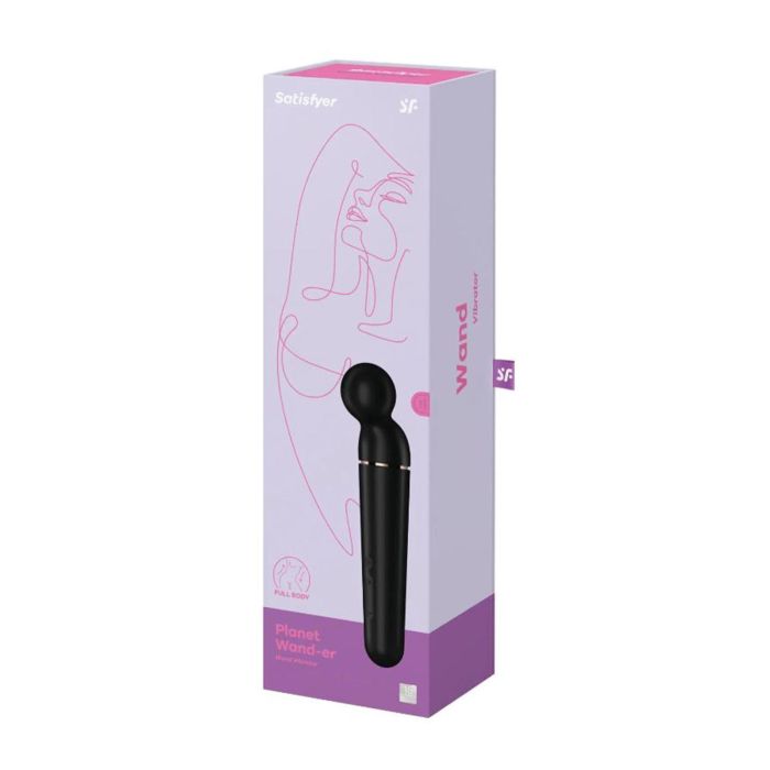 Satisfyer Planet wand-er vibrador black + rosegold