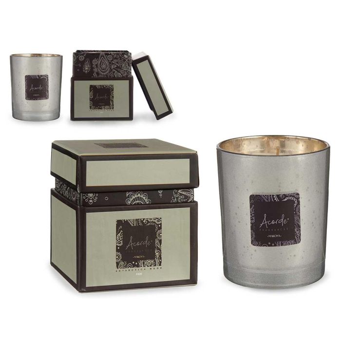 Vela Makoya con caja flores blancas Acorde 8x9x8 cm, vidrio, cera, plata, 200 ml (8 Unidades) Vela Makoya con caja flores blancas Acorde 8x9x8 cm, vidrio, cera, plata, 200 ml (8 Unidades)