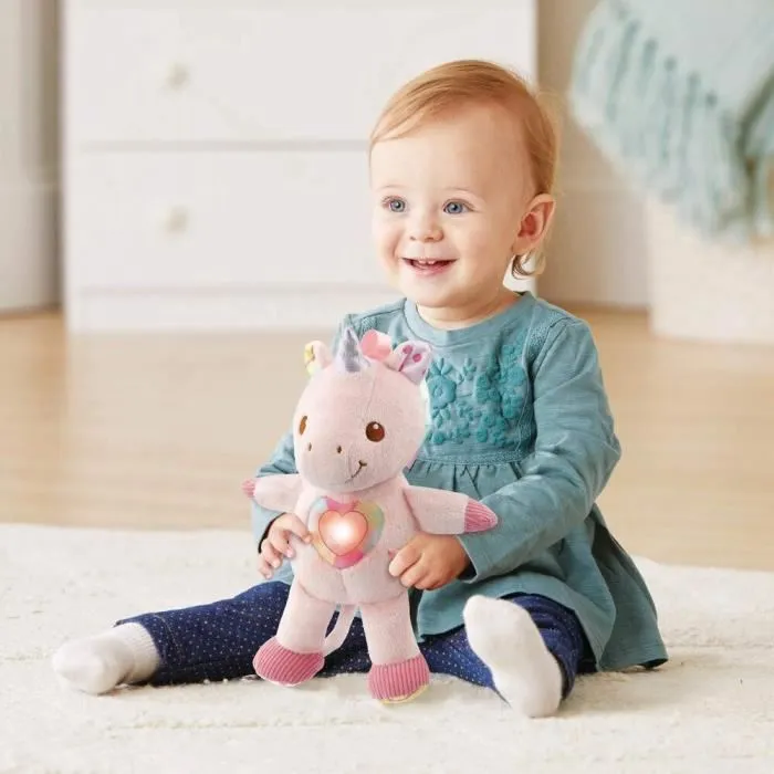 Vtech Baby 528105 Maé, Mi Unicornio Para Abrazar - Peluche Interactivo para Bebés 0-36 Meses 2