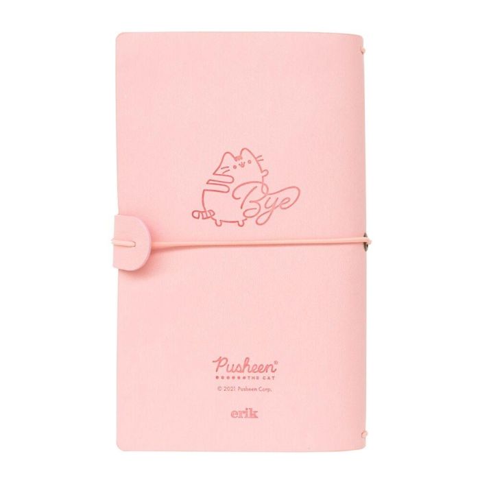 ERIK Cuaderno de viaje Pusheen, tapa blanda cuero sintético, 19,5x11,5cm