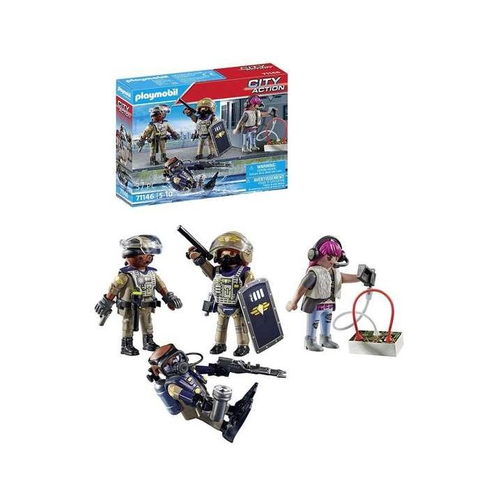 Figuras fuerzas especiales. playmobil city action 1