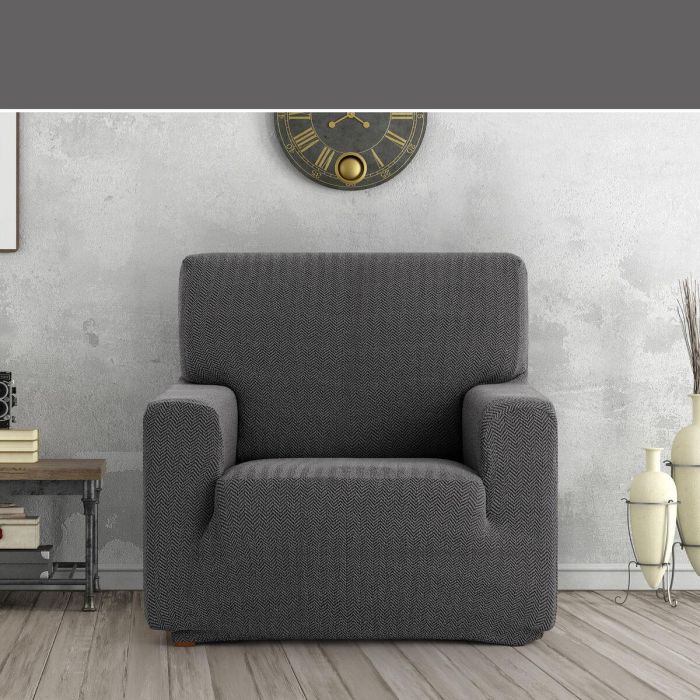 Funda para sillón Eysa JAZ Gris oscuro 70 x 120 x 130 cm 5