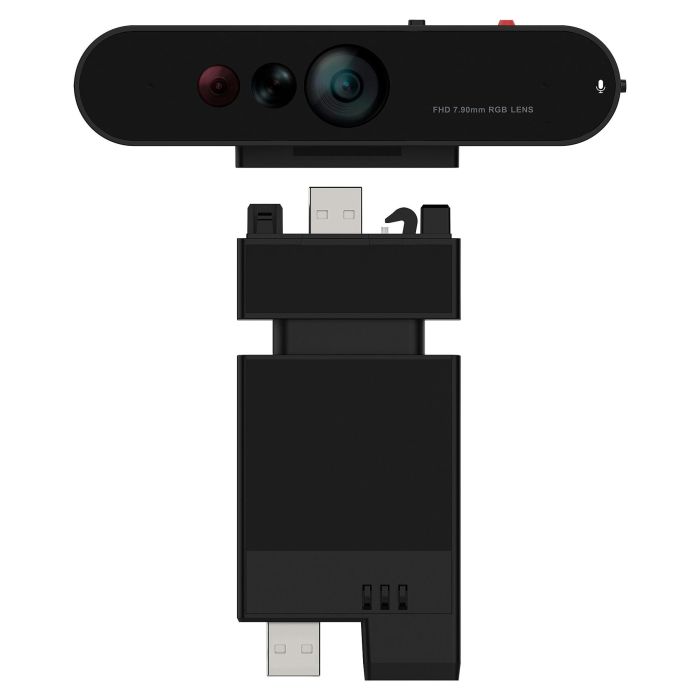 Lenovo ThinkVision MC60 Webcam Full HD 1080p 30fps 65°, 2 Micrófonos, Tapa de Privacidad, para Monitores P24h-30 P24q-30 T34w-30 P49w-30 Lenovo ThinkVision MC60 Webcam Full HD 1080p 30fps 65°, 2 Micrófonos, Tapa de Privacidad, para Monitores P24h-30 P24q-30 T34w-30 P49w-30