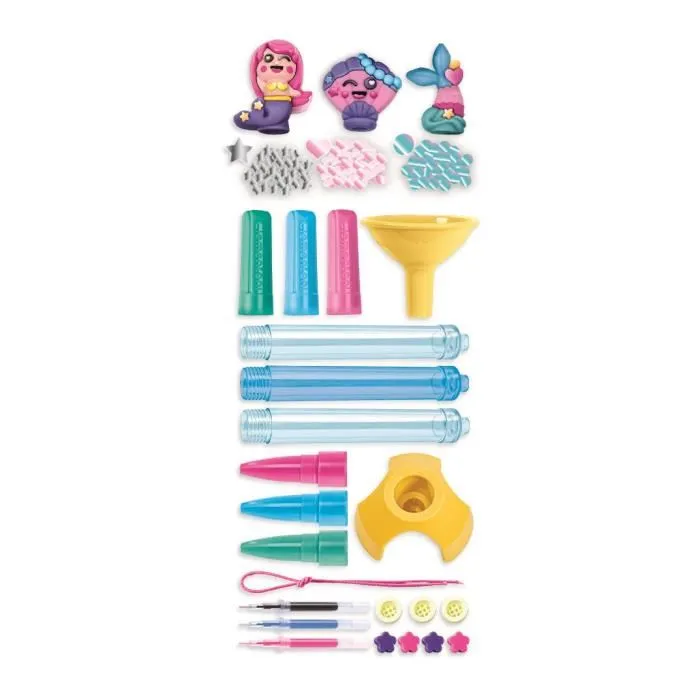 Clementoni CLE8005125181315 Crea tus Bolígrafos Sirenas Mágicas Kit Manualidades 3