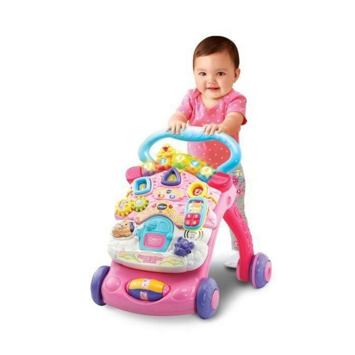 Correpasillos Vtech Super Trotteur Parlant 2 En 1 Rose Rosa 2