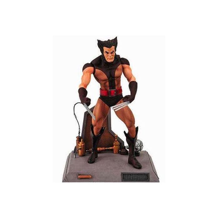 DIAMOND SELECT Figura Lobezno desenmascarado Marvel Select 18cm